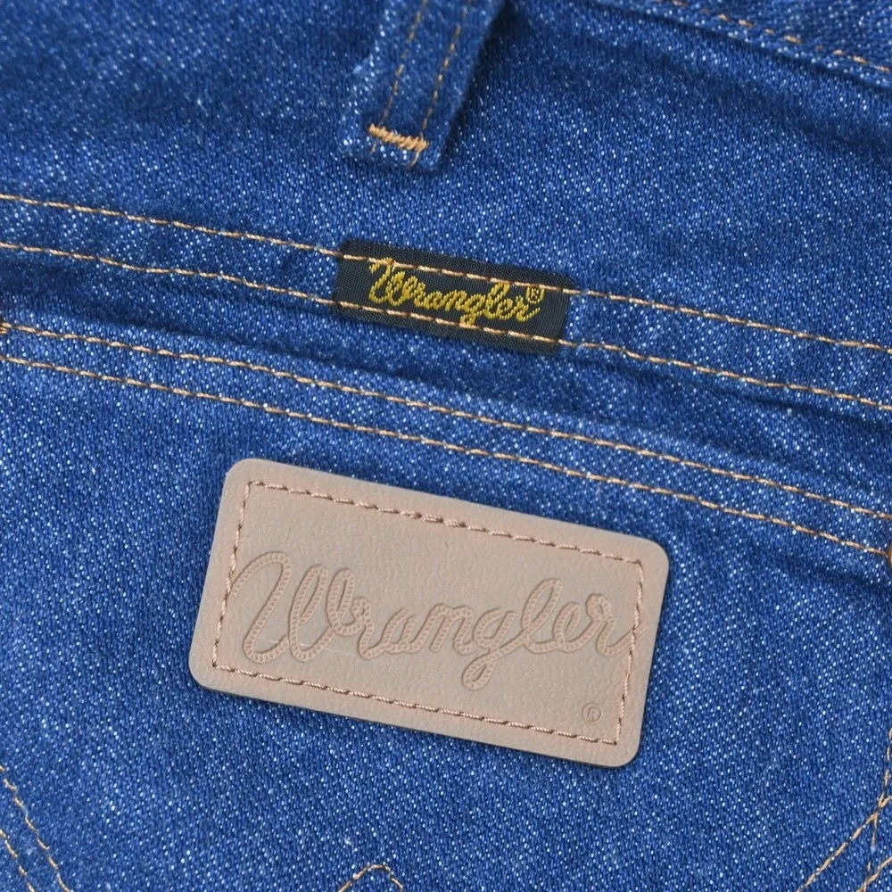 Wrangler 31x32 Dark Wash Denim 936WWZ Cowboy Cut Western Mens Jeans